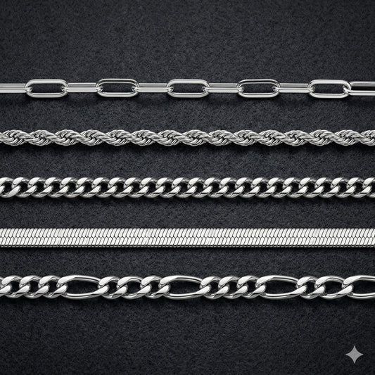 14K Silver Plated Stackable Bracelet Set | 5 Dainty Bracelets for Women