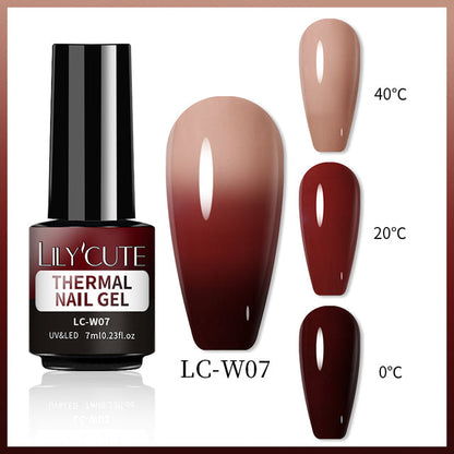 Color Changing Thermal Gel Nail Polish-7