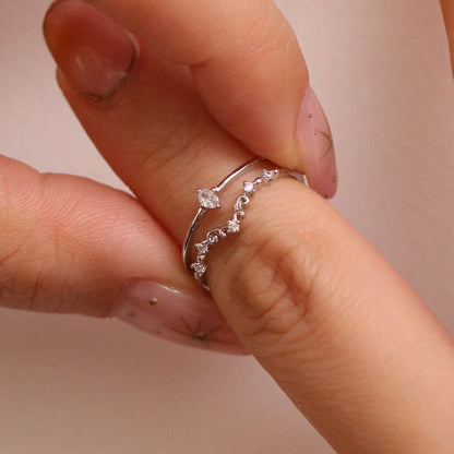 Cubic Harmony Layered Ring-3