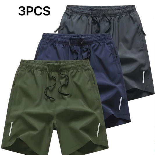 Men's Cargo Shorts Multi-Pack | Polyester Drawstring with Belt XXS-3XL