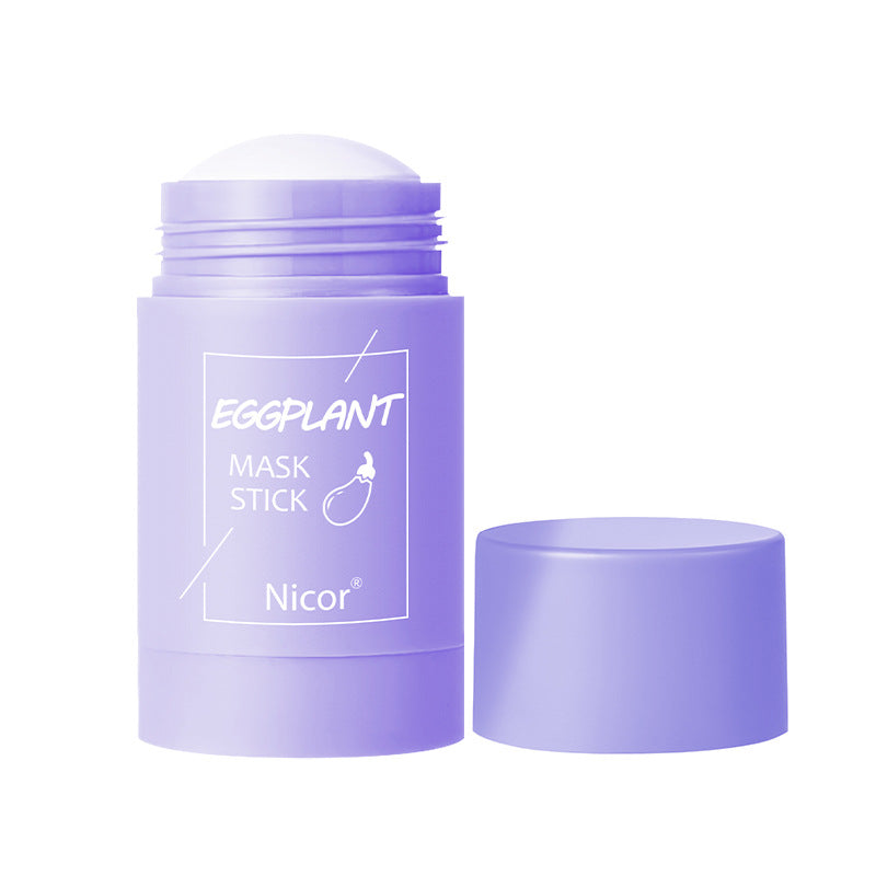 Solid Clay Face Mask Stick | Green Tea & Eggplant Formulas