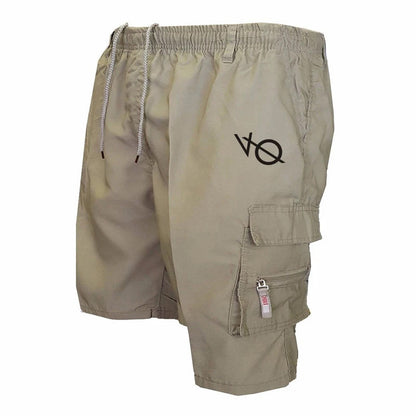 Men's Polyester Casual Workwear Shorts | High Waist Relaxed Fit S-3XL
