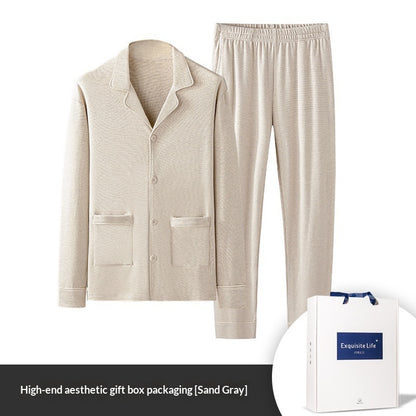 Men's Jacquard Plaid Pyjama Set | Viscose Loungewear