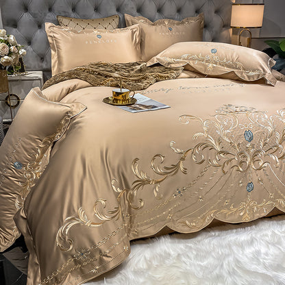 Cotton Jacquard Bedding Set | 4 Piece | 14 Colours