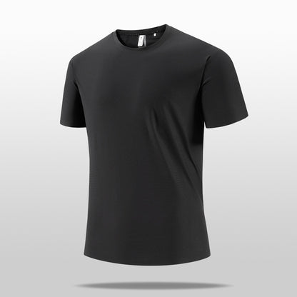 Men's Seamless Stretch Sports Top | Plus Size M–5XL