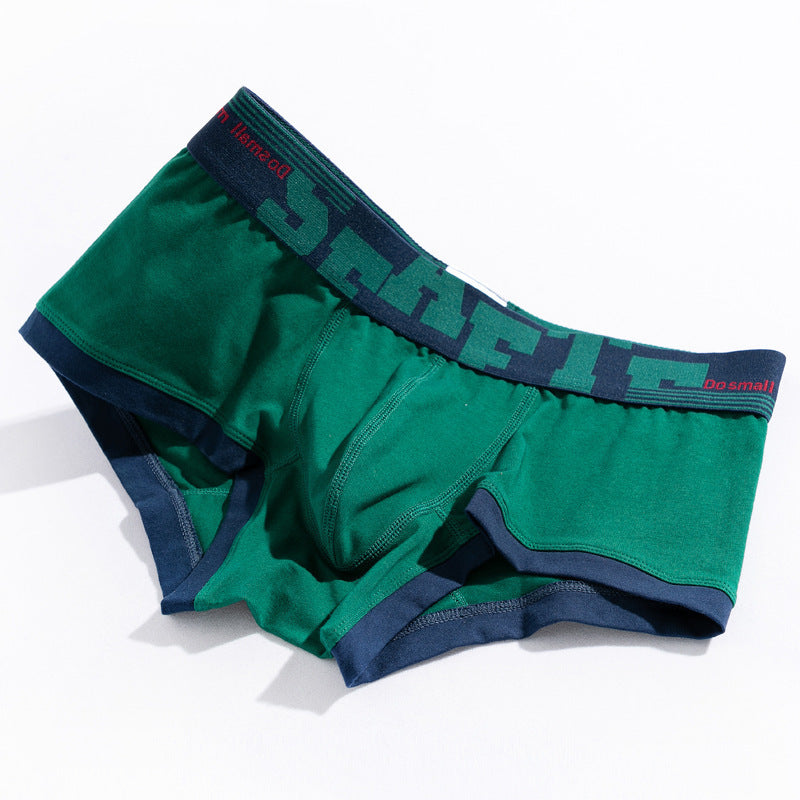 Men's Low-Rise Cotton Boxer Shorts – Body-Shaping Breathable Fit