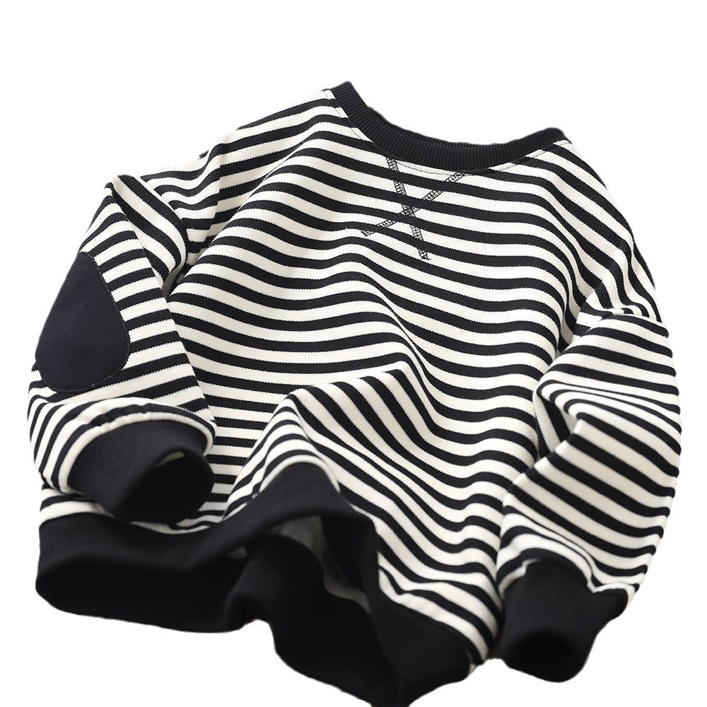 Children's Striped Long Sleeve Top | Unisex Kids T-Shirt