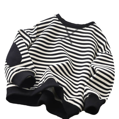 Children's Striped Long Sleeve Top | Unisex Kids T-Shirt
