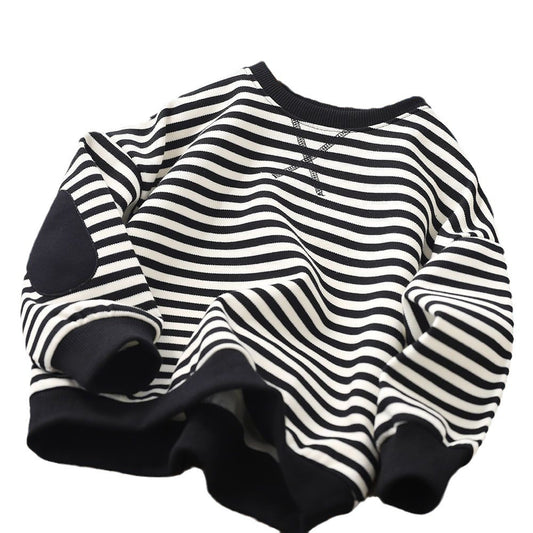 Children's Striped Long Sleeve Top | Unisex Kids T-Shirt