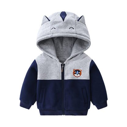 Children's Padded Cotton Hooded Jacket | Lightweight Kids Coat