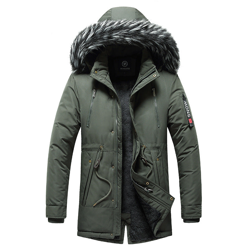 Men's Hooded Cotton-Padded Coat | Casual Winter Outerwear