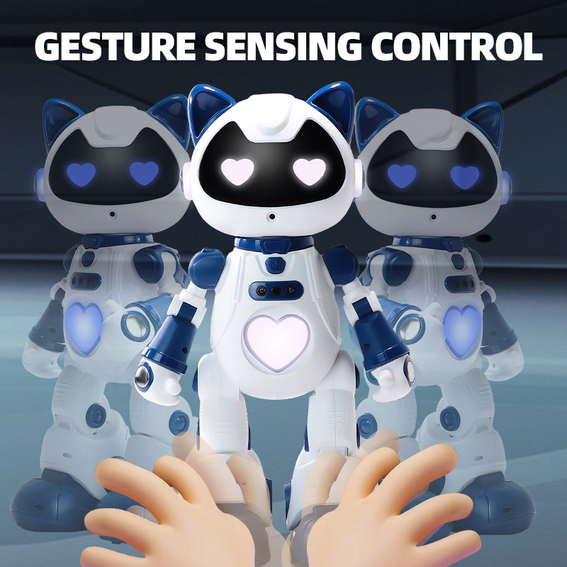 Programmable Gesture Control Robot Toy | RGB Light & Spray