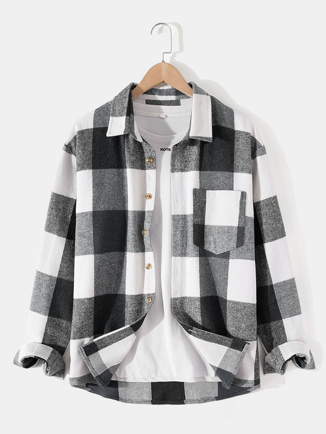 Men's Graphic Print Pullover Shirt – Relaxed Loose Fit | S–6XL