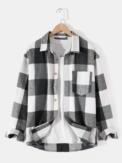 Men's Graphic Print Pullover Shirt – Relaxed Loose Fit | S–6XL