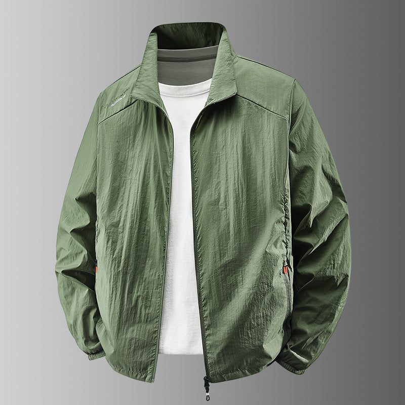 Men's Lightweight Sun-Protective Jacket | Thin Polyester Casual Coat – M to 5XL