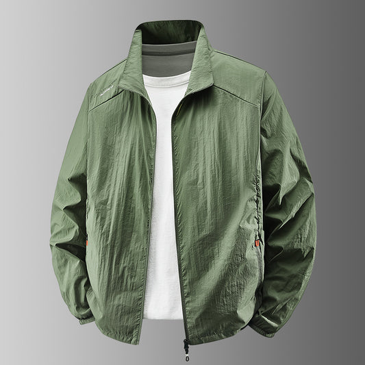 Men's Lightweight Sun-Protective Jacket | Thin Polyester Casual Coat – M to 5XL