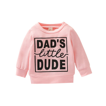 Boys Letter Print Sweatshirt Top | Toddler Casual Tops