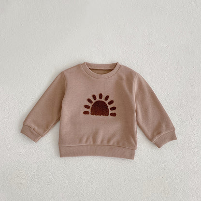 Children's Cartoon Print Cotton Sweatshirt | Baby & Toddler Round Neck Top
