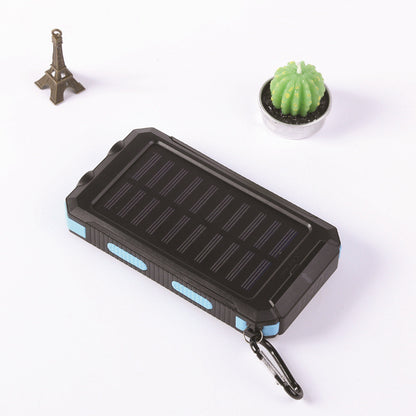 Waterproof Solar Power Bank with Compass – Rugged Outdoor Charging 5 Colours
