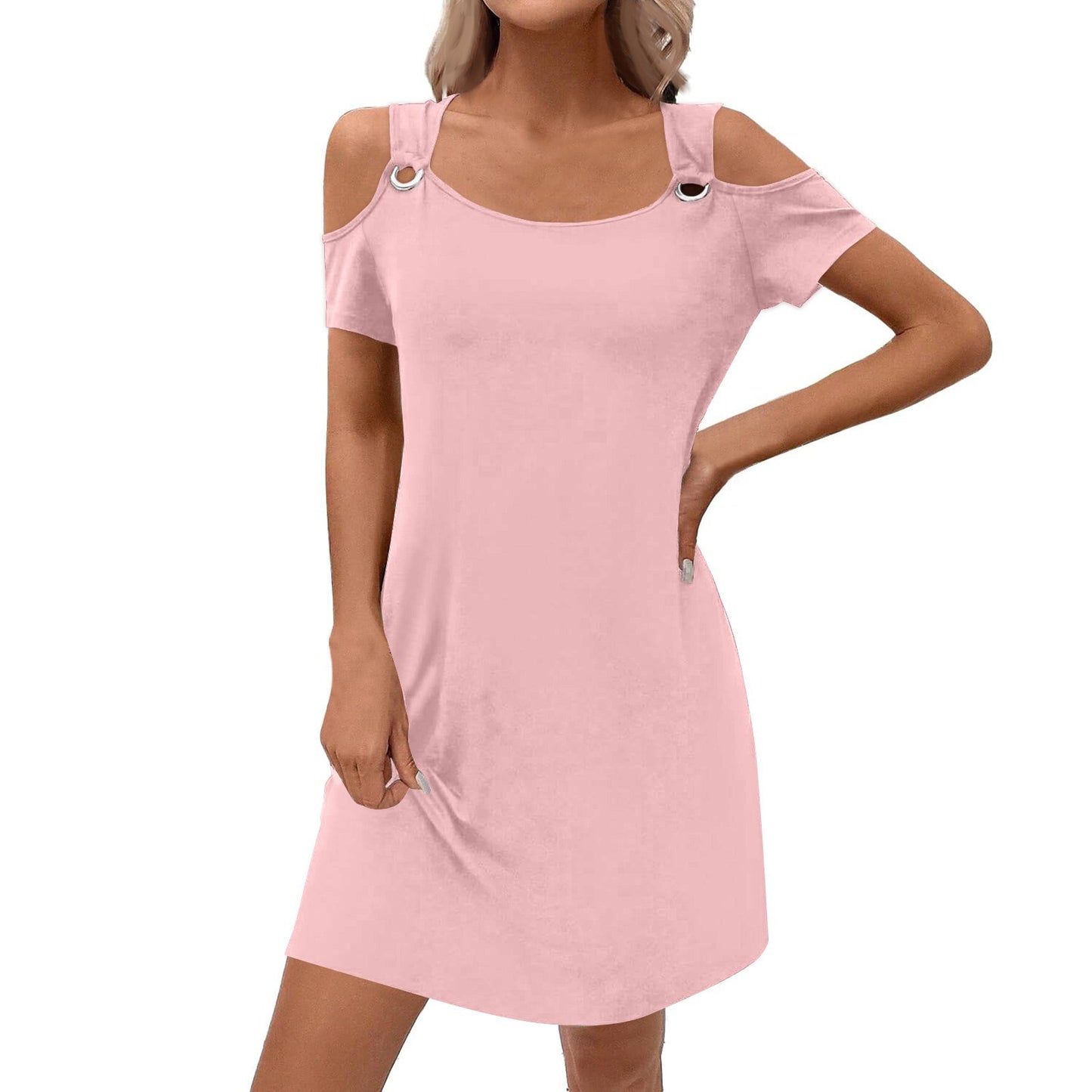 Women's Solid Colour Elegant Midi Skirt