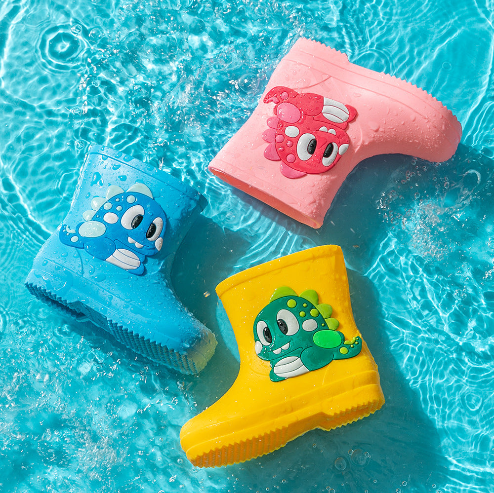 Children's Dinosaur Rain Boots | Waterproof PVC | Unisex | Inner 14-22cm