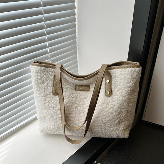 Women's Cotton Bucket Shoulder Bag | Retro Style | 5 Colours