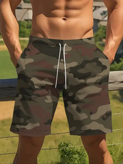 Men's Casual Printed Leisure Shorts