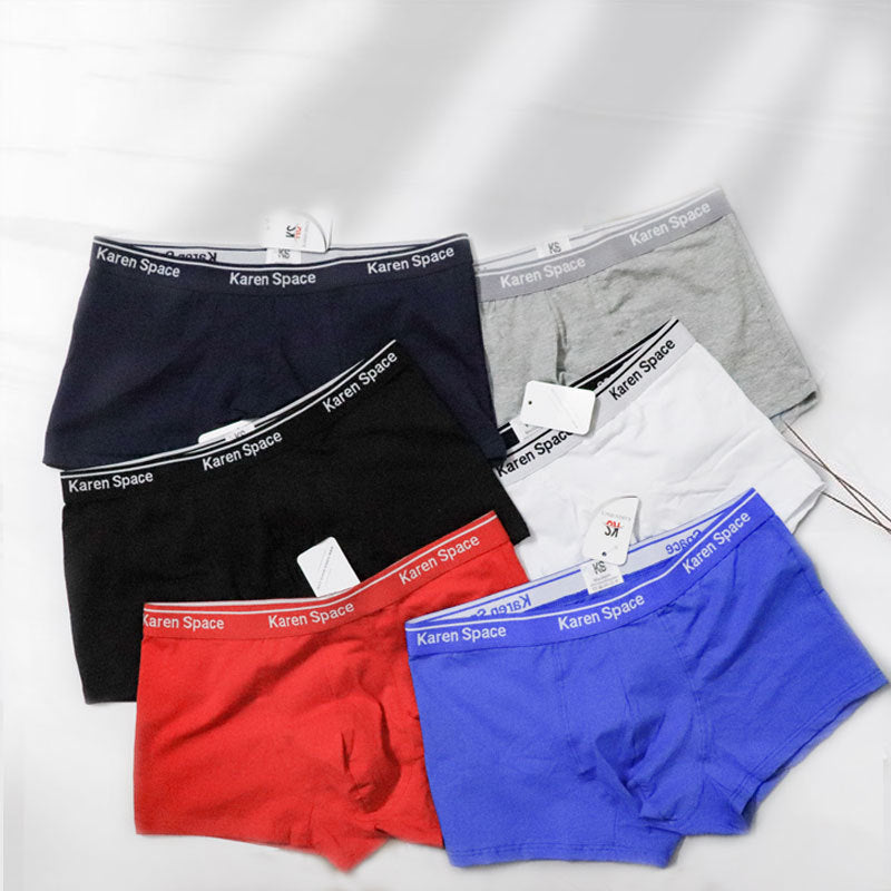 Men's Mid-Rise Cotton Boxer Briefs – U-Pouch Support