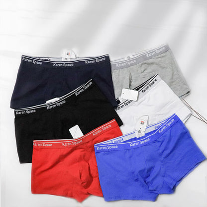 Men's Mid-Rise Cotton Boxer Briefs – U-Pouch Support