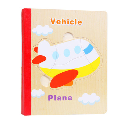 Wooden Jigsaw Puzzle Kids Animal & Theme Designs Ages 3-6 - JParker Collections