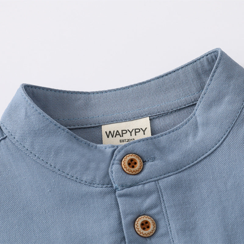 Boys' V-Neck Short Sleeve T-Shirt | Soft Cotton, Casual Fit
