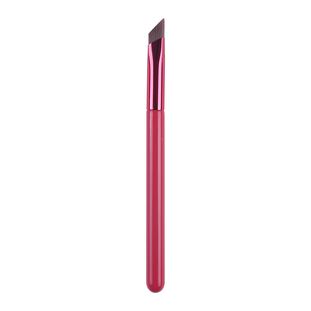 Precision Eyebrow Brush – Nylon Hair, Aluminium Handle, 3 Colours
