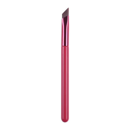 Precision Eyebrow Brush – Nylon Hair, Aluminium Handle, 3 Colours