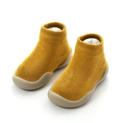 Baby & Toddler Soft-Sole Non-Slip Indoor Shoes | Breathable Cotton Letter Print Shoes
