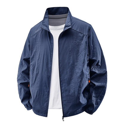 Men's Lightweight Sun-Protective Jacket | Thin Polyester Casual Coat – M to 5XL