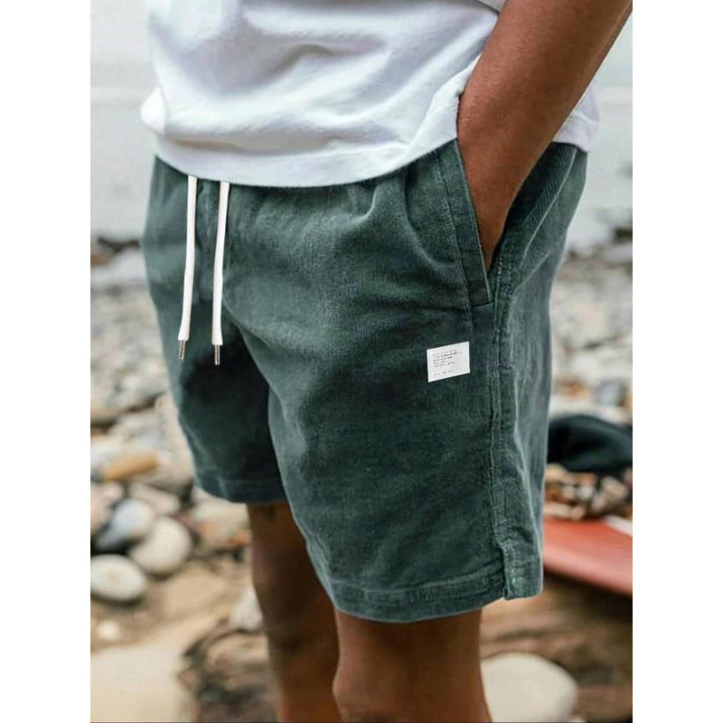 Men's Retro Cropped Trousers | Split Hem Drawstring Waist XS-3XL