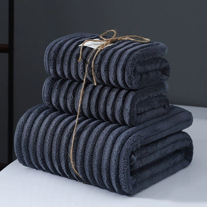 Soft Coral Fleece Bath Towel | Fast-Absorbing & Plush | 5 Colours