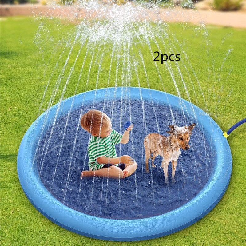 Non-Slip Splash Pad for Kids & Pets | Backyard Sprinkler Play Mat 96cm–2m