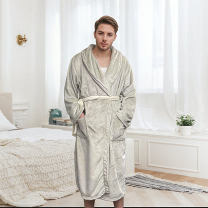 Couples Longline Bathrobe | Soft Polyester Robe