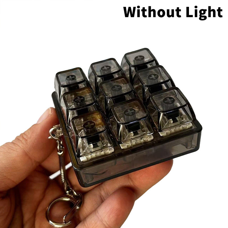 Keyboard Key Clicker Fidget Decompression Toy | 4-Key & 9-Key