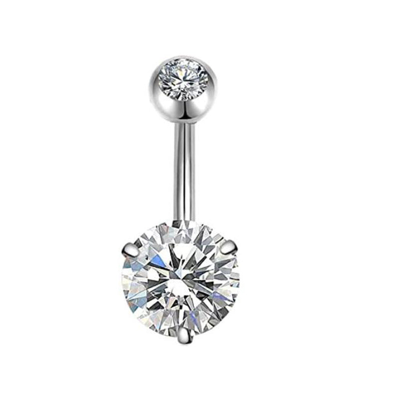 Stainless Steel Navel Stud – Belly Button Piercing Jewellery, 30 Styles