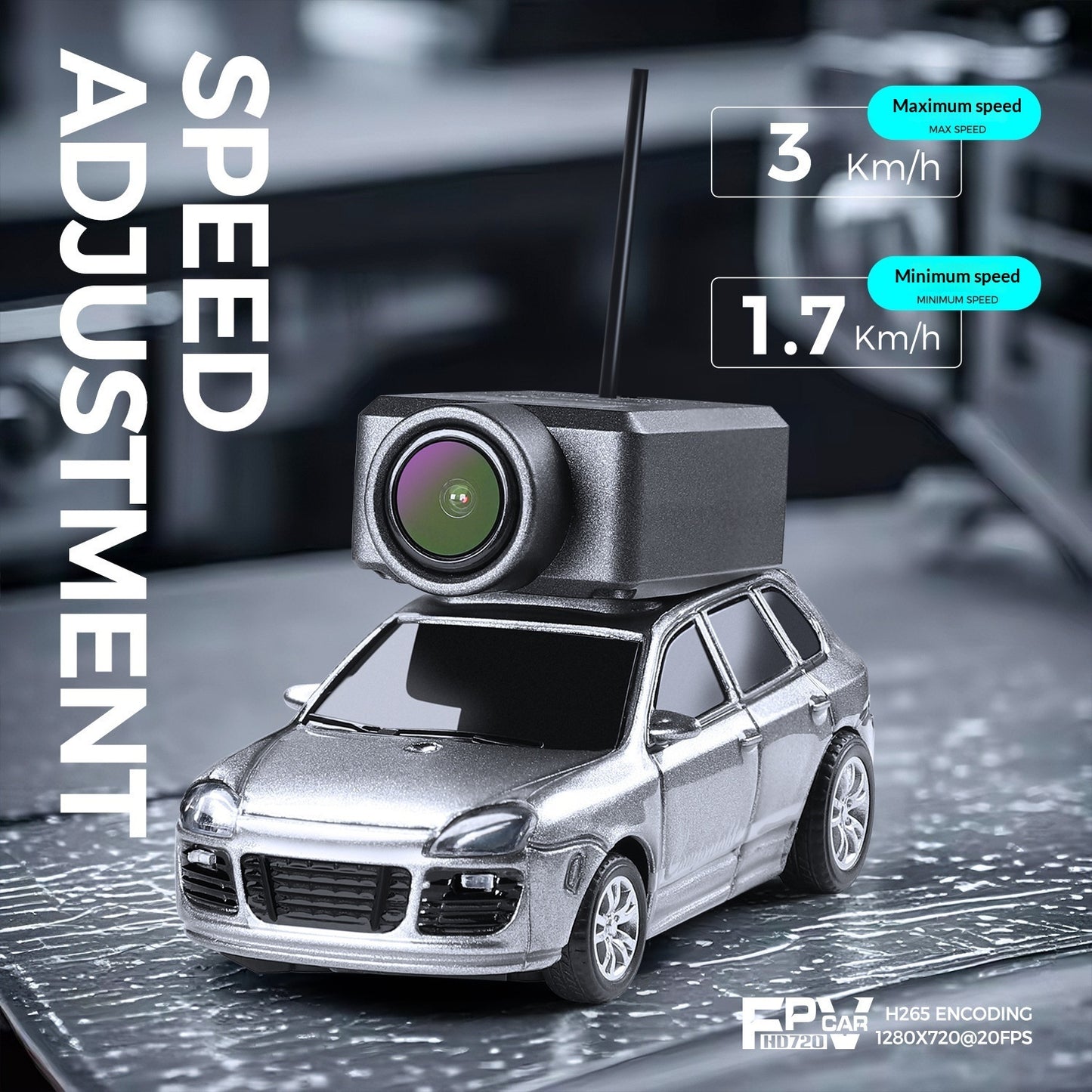 Mini FPV RC Car with Camera – HD Image Transmission Self-Stabilising 4 Colours