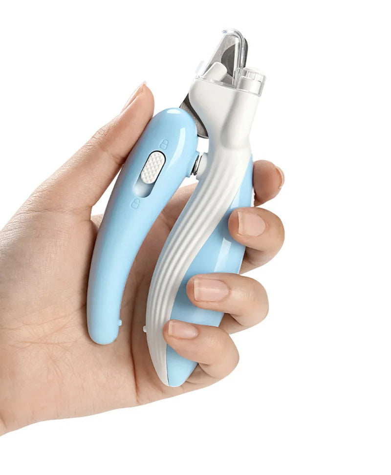 LED Pet Nail Clippers | Stainless Steel Claw Trimmer for Dogs & Cats
