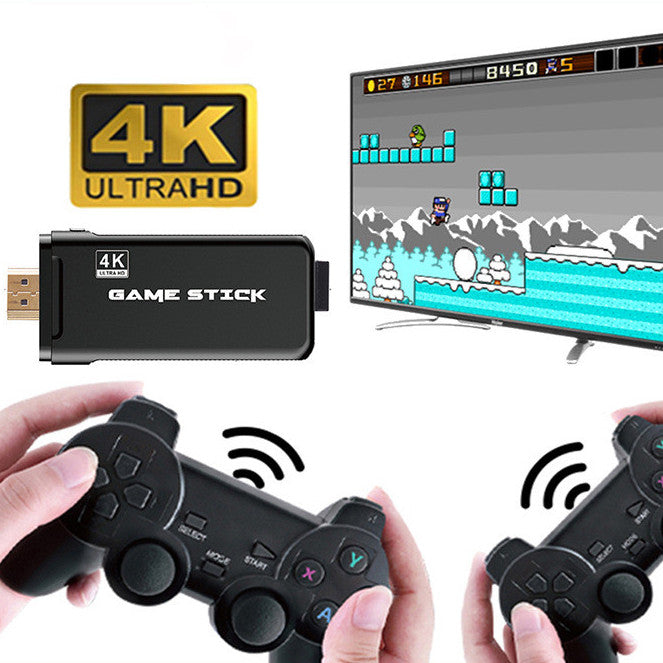Retro Wireless TV Game Console – HDMI, 2 Controllers, 32GB & 64GB