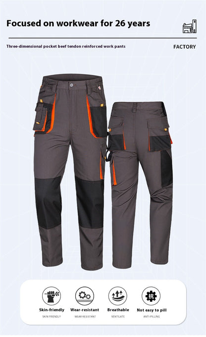 Men's Multi-Pocket Cargo Trousers | Dark Gray Workwear