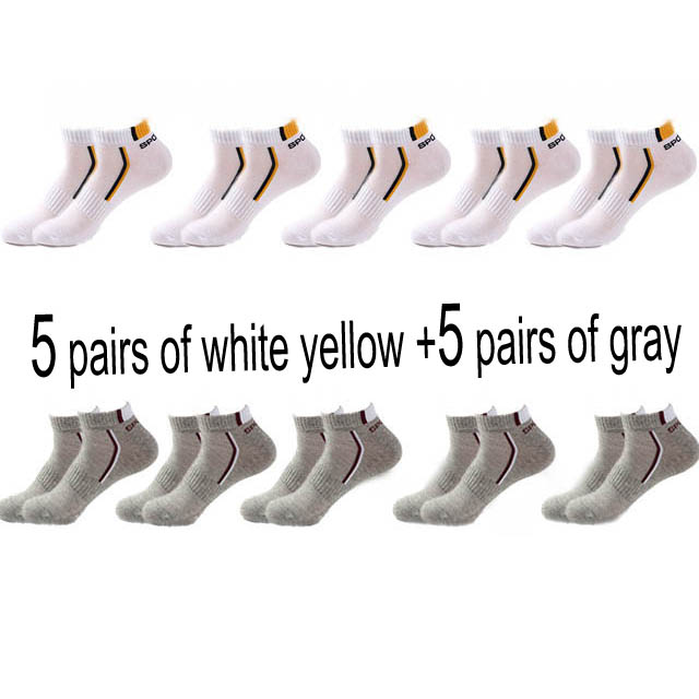 Men’s Cotton Moisture-Wicking Sports Socks – Single & 5-Pair Packs