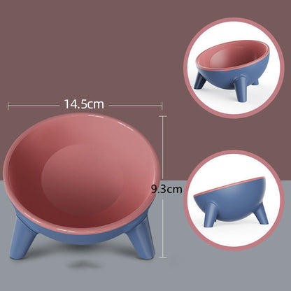 Ergonomic Tilted Pet Feeding Bowl | 15° Angled Cat & Dog Bowl