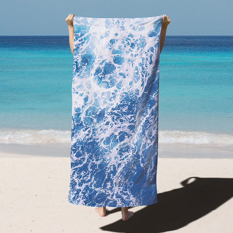 Printed Microfibre Beach Towel | Quick-Dry | 10 Bold Designs | 180×90cm