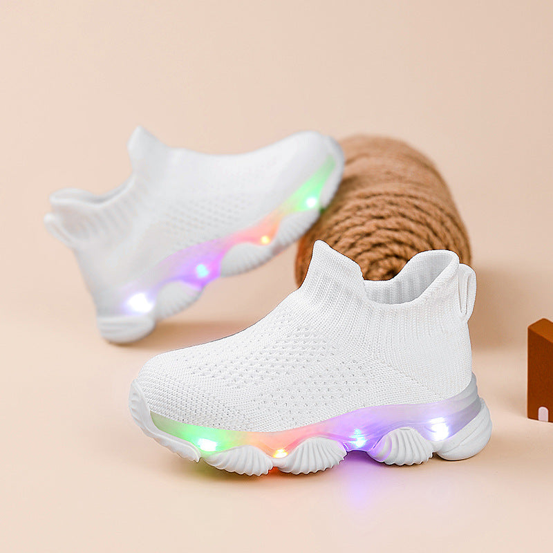 Children's Flyknit Soft-Sole Trainers | Lightweight Kids Shoes