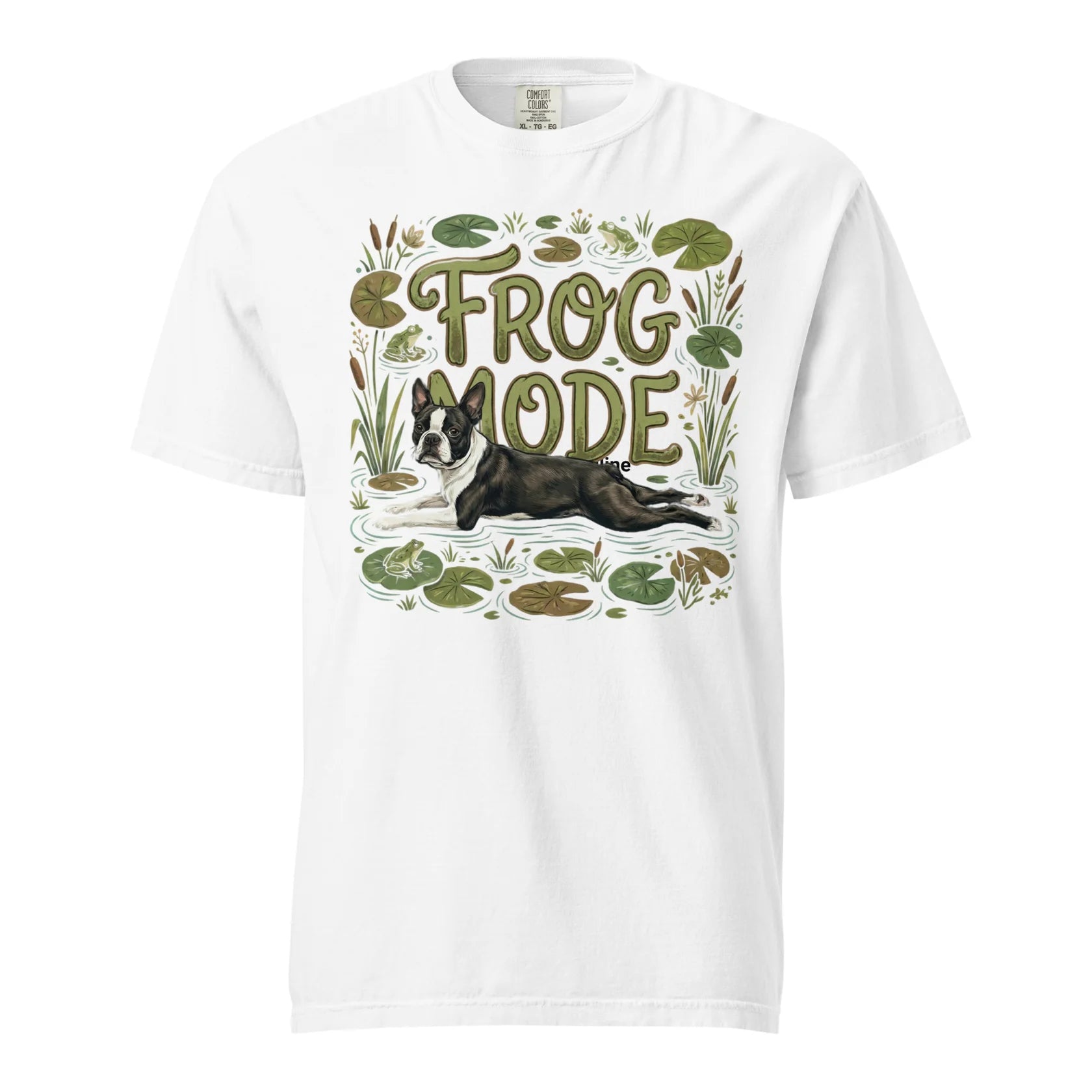 Men's Printed Cultural T-Shirt – Straight Fit in Black, Green & White